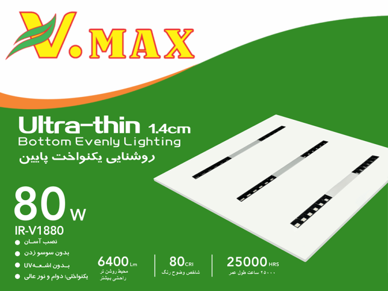 پنل 60*60 سه بعدی 80 وات ویمکس